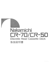 Nakamichi CR-70-Owner-Manual-japan-language